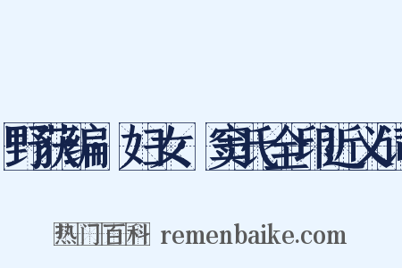 野获编·妇女·窦氏全印近义词是什么意思的图片